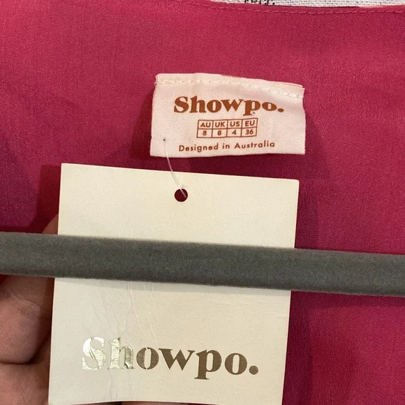 Showpo. Size: 4 Pink Floral Flowy Blouse - Picture 5 of 7